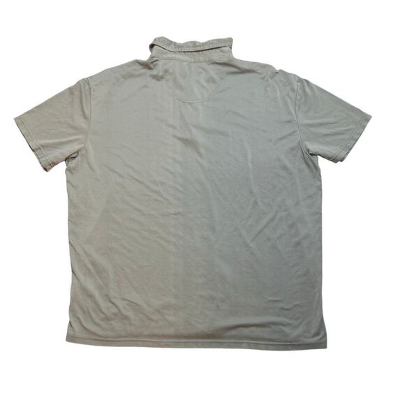 VINTAGE VTG 1946 Jersey Knit Garment Dyed Sage Green Polo Men's Sz L - Picture 6 of 9